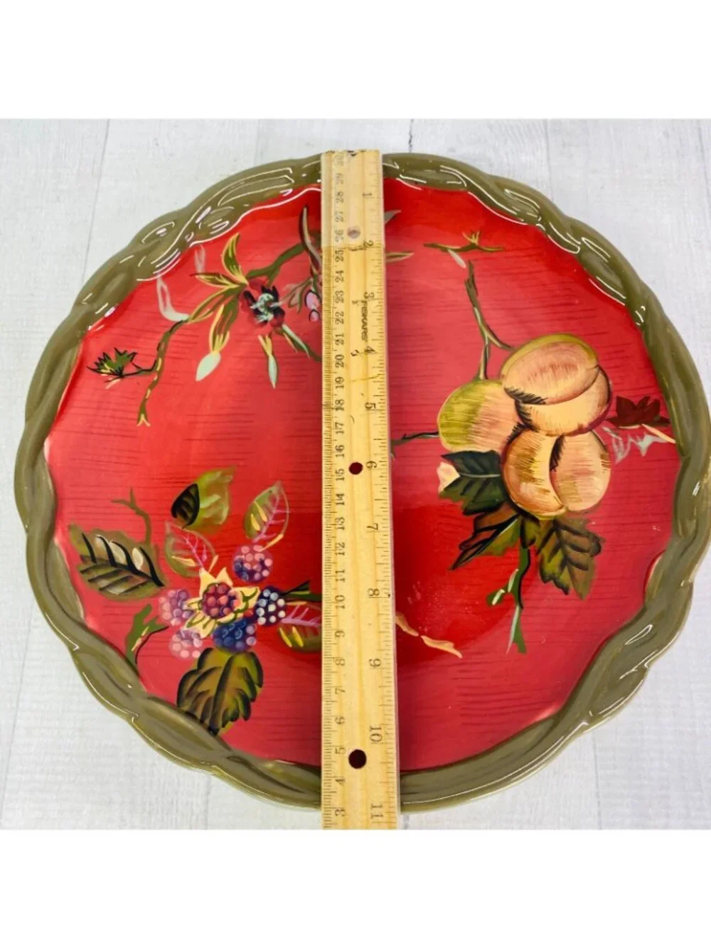 Tracy Porter THE OCTAVIA HILL COLLECTION Red Embossed 11